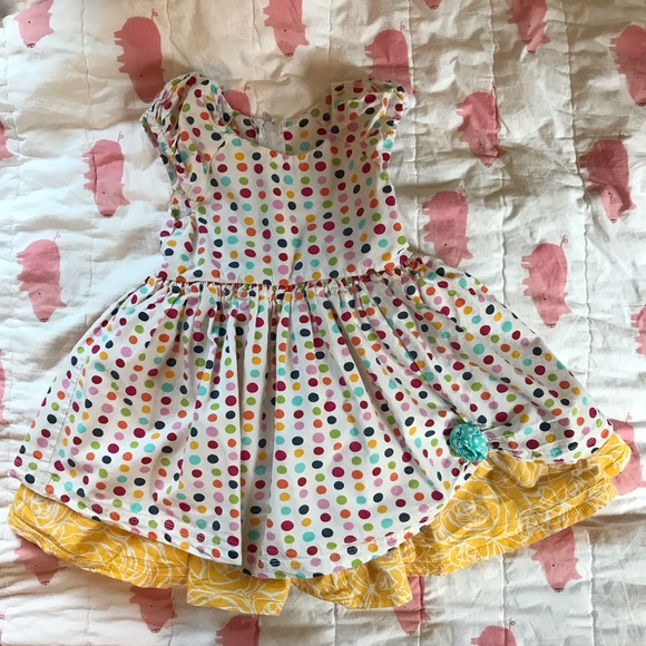 Jelly The Pug Other - Jelly the Pug 3t polka dot twirl dress